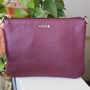 Lodis Pebbled Leather Convertible 5 in 1 Crossbody